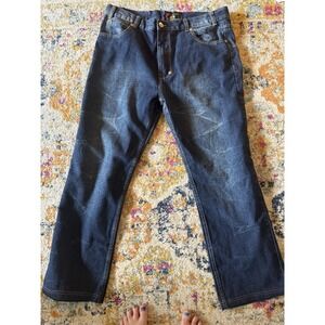 Vintage Phat Farm Phat Classics Y2K Jeans‎ Men's Embroidered Pockets 38x34